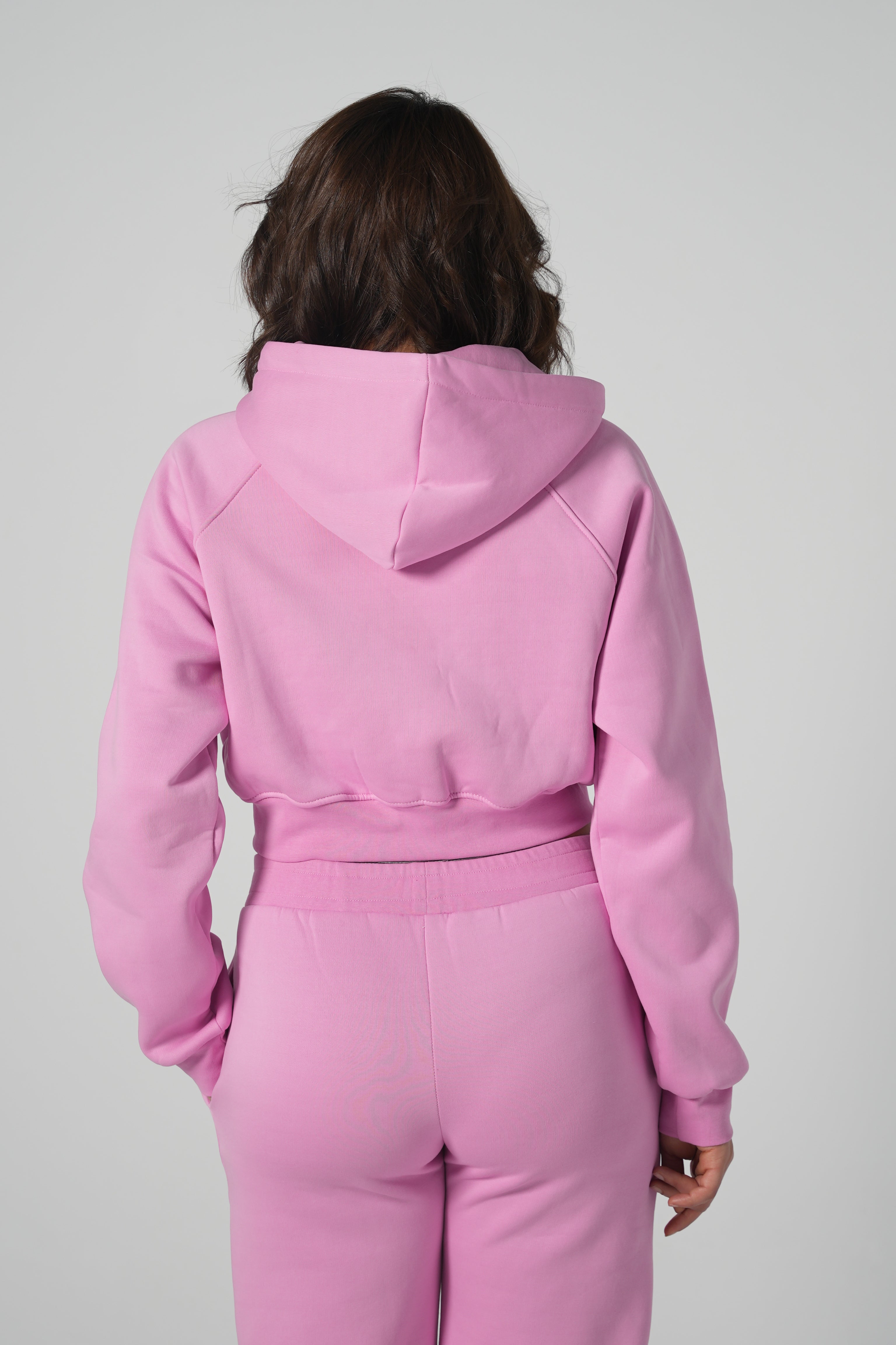 Ensemble sweat zippé à capuche oversize et pantalon barrel fit